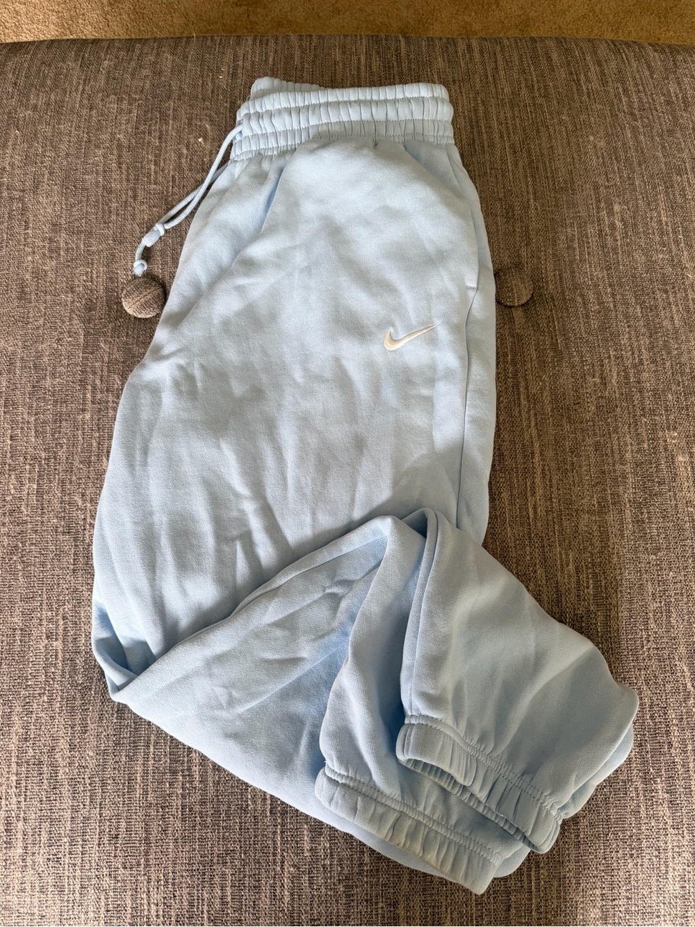 Nike Women’s Light Blue Fleece Jogger Pants